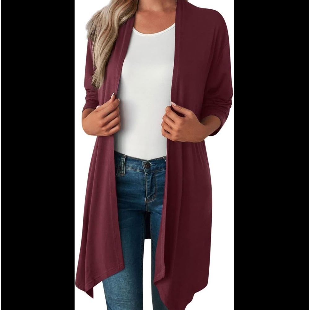American Apparel Burgundy Shrug